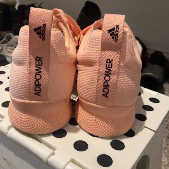 Adidas pink 7 1/2 lifting shoes - Picture 3 of 11